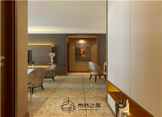 银川阅海壹号院138㎡装修效果图|现代轻奢风格